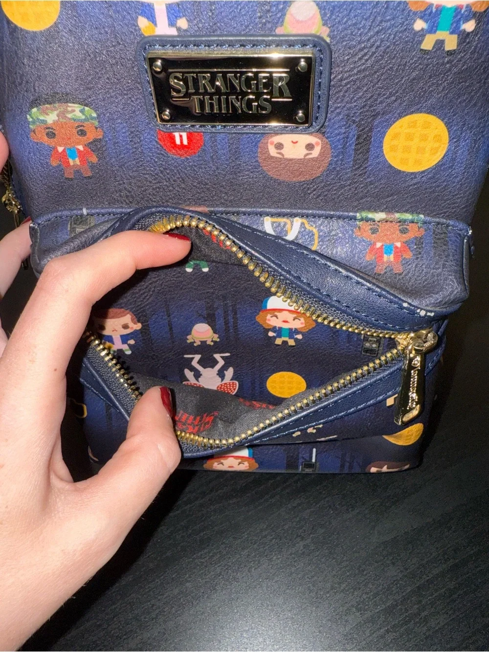 Loungefly Rare Stranger Things Season 1 Backpack With Matching Wallet
